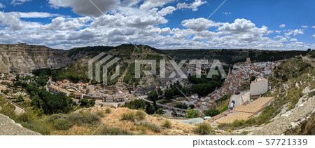 Top panoramic view of Alcala del Jucar Top panoramic view of Alcala del Jucar 57721339