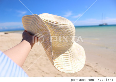 Mikomaskei sandy beach and hat Mikomaskei sandy beach and hat 57721374