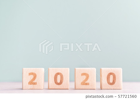 2020年新年擊敗目標具有挑戰性的木刻倒計時目標前夕新年快樂 57721560
