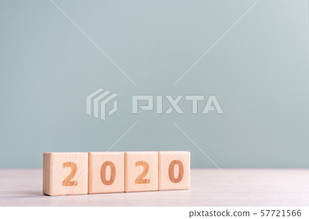 2020年新年擊敗目標具有挑戰性的木刻倒計時目標前夕新年快樂 57721566