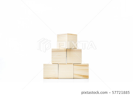 Wooden block toy with a pyramid shape 57721885