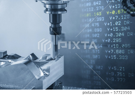 The abstract scene of the G-code data background The abstract scene of the G-code data background 57723503