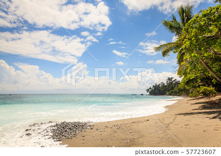 Empty beach in Costa Rica Empty beach in Costa Rica 57723607