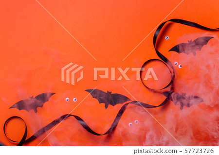 Black halloween characters and accessories on a 57723726