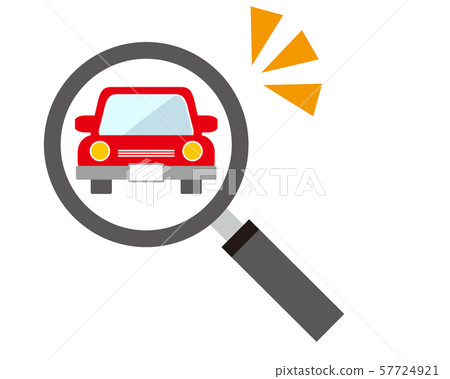Car car driving magnifying glass assessment search 57724921