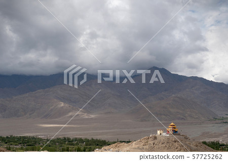 Monastery near Leh, Ladakh, Jammu and Kashmir, India Monastery near Leh, Ladakh, Jammu and Kashmir, India 57725262