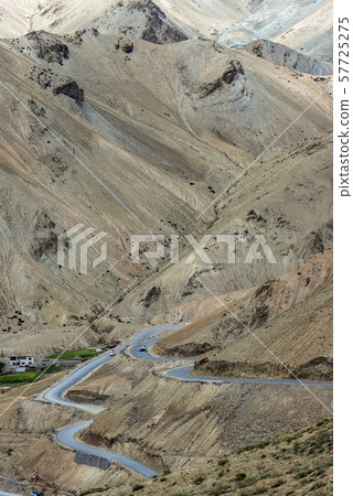Srinagar Leh winding road, Ladakh, India 57725275