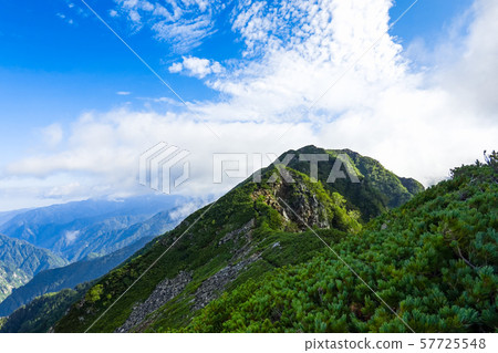 Narusawa-dake seen from the north Alps / Akazawadake direction 57725548