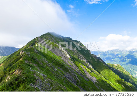 Akazawadake seen from the North Alps and Narusawadake 57725550