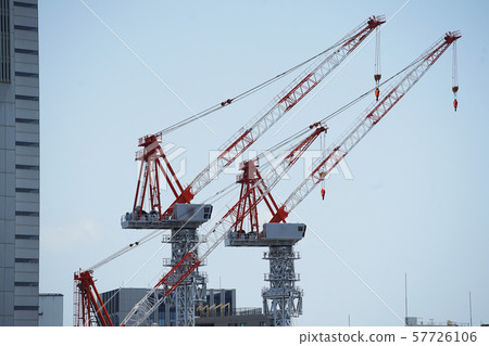 Construction site crane Construction site crane 57726106