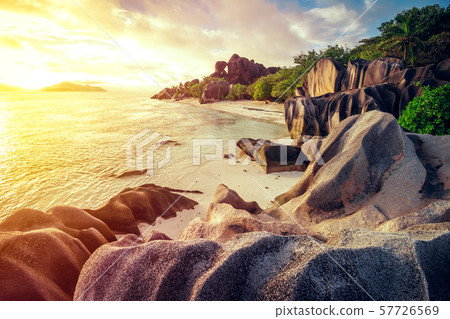 Paradise Island sunset 57726569