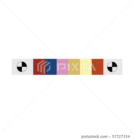 Blood On Ruler Forensic ruler with a color samples of a bruise - Stock Illustration ...