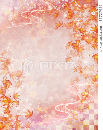 Autumn leaves, watercolor style, glittering Japanese autumn background Autumn leaves, watercolor style, glittering Japanese autumn background 57727683