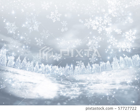 Glitter winter snow landscape 57727722