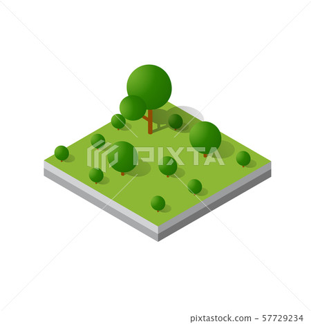 Isometric 3d module district 57729234