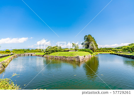 北海道夏天函館特別歷史遺址五棱郭遺跡 北海道夏天函館特別歷史遺址五棱郭遺跡 57729261