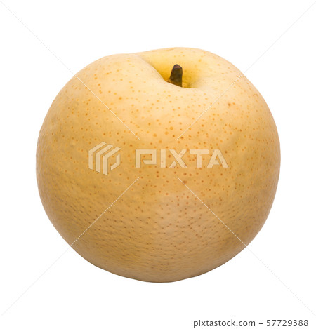 Chinese pear Nashi close-up 3d rendering Chinese pear Nashi close-up 3d rendering 57729388