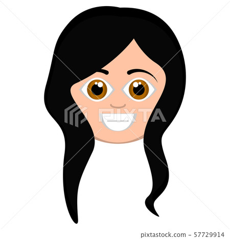 Isolated avatar of a woman 57729914