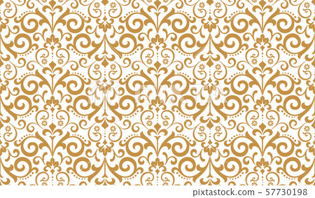 Wallpaper in the style of Baroque. Seamless vector Wallpaper in the style of Baroque. Seamless vector 57730198