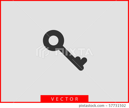 Key icon vector. Keys symbol flat design. Key icon vector. Keys symbol flat design. 57731502