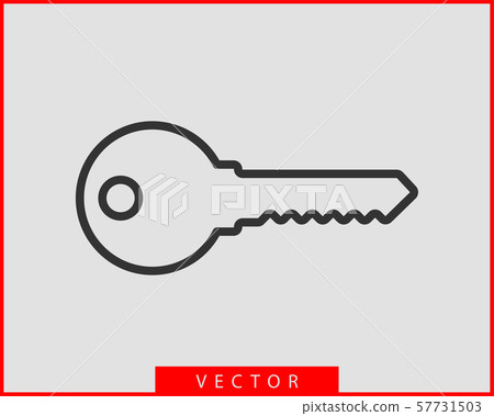 Key icon vector. Keys symbol flat design. Key icon vector. Keys symbol flat design. 57731503