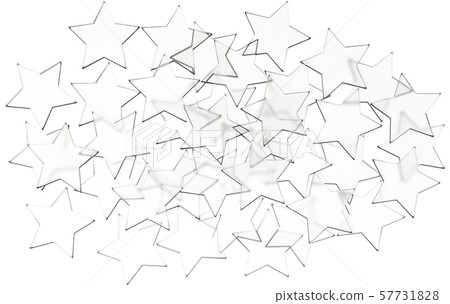 The Stars pattern isolated on white background. 57731828