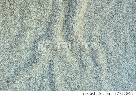 Texture terry cloth towel with pleats. Turquoise Texture terry cloth towel with pleats. Turquoise 57732846