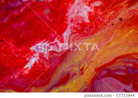 Abstract colored background from spilled paints 57733944