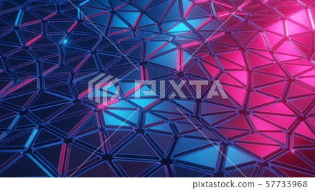 Abstract background of geometric triangular shapes. Unusual seamless background for posters, vj 57733968