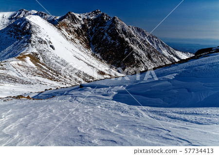 朝日山，從那須山脈附近看到 57734413