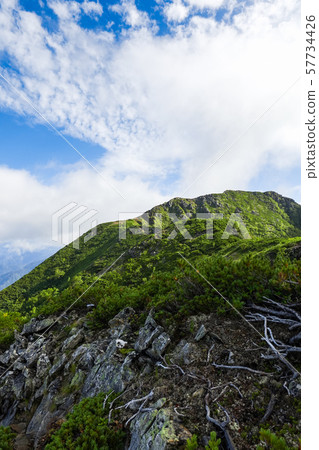 Narusawa-dake seen from the north Alps / Akazawadake direction 57734426