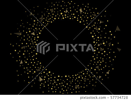 Gold dots and triangles Gold dots and triangles 57734728