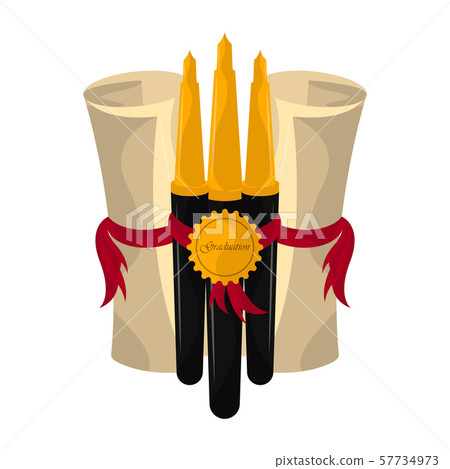 Graduation objects illustration 57734973