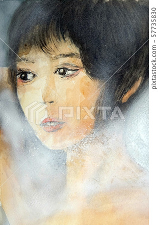 溫泉女孩化妝,女性,單一妝容,臉 溫泉女孩化妝,女性,單一妝容,臉 57735830
