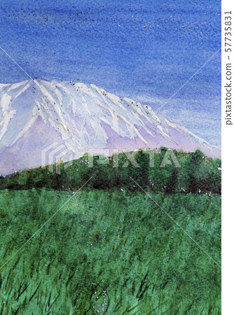 岩城山手寫的素描 岩城山手寫的素描 57735831