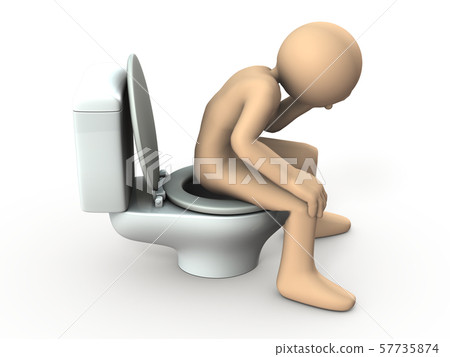A person with poor physical condition A person with poor physical condition 57735874