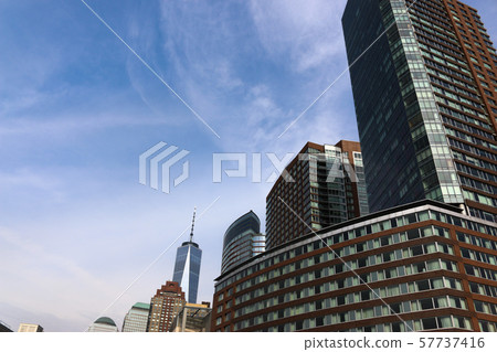 Buildings near Battery Park in New York 57737416