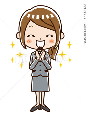 女商人高興 57738488