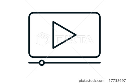 vector, button, play 57738697