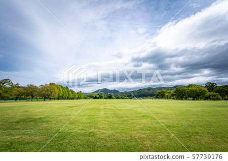 Autumn park square Autumn park square 57739176