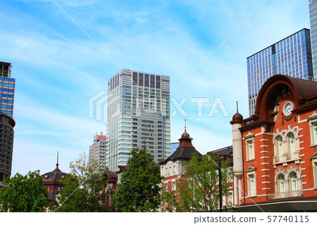 Tokyo cityscape Tokyo station Tokyo cityscape Tokyo station 57740115