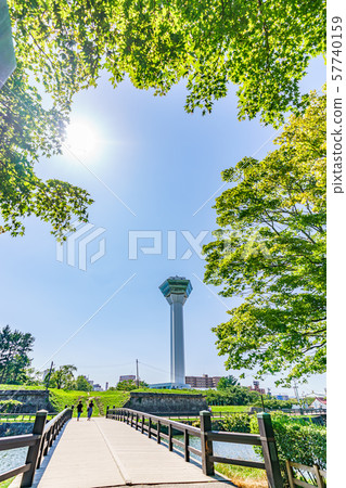 Hokkaido Summer Girls' Trip Hakodate Goryokaku Remains 57740159