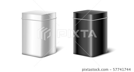 Steel and black square boxes or containers 3d vector illustrations set isolated. Steel and black square boxes or containers 3d vector illustrations set isolated. 57741744