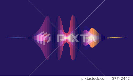 Sound waves. Motion sound wave abstract background. Sound waves. Motion sound wave abstract background. 57742442