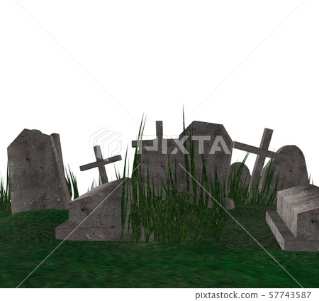 3D Cemetery 57743587