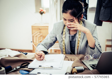 Business Asian fashion designer have no idea when 57745065