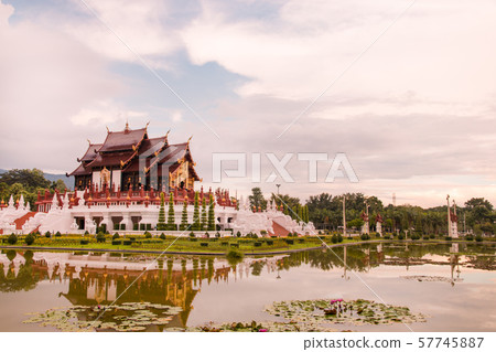 The Royal Flora Ratchaphruek Park at Chiang Mai, Thailand. 57745887