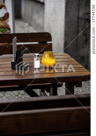 Terrace tables in a bar Terrace tables in a bar 57746596
