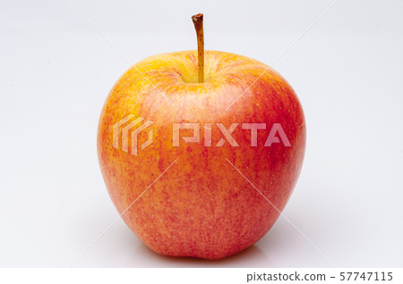 Ripe red apple isolated on white Ripe red apple isolated on white 57747115