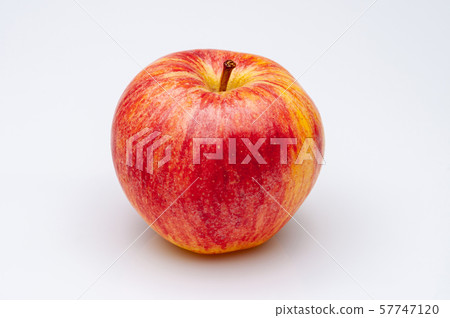 Ripe red apple isolated on white Ripe red apple isolated on white 57747120